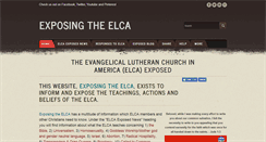 Desktop Screenshot of exposingtheelca.com
