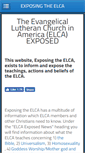 Mobile Screenshot of exposingtheelca.com
